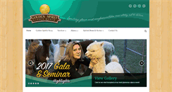 Desktop Screenshot of goldenspiritalpaca.com